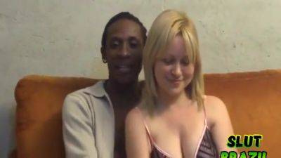 Hot Young Blonde Fucking On Black Cock - hotmovs.com