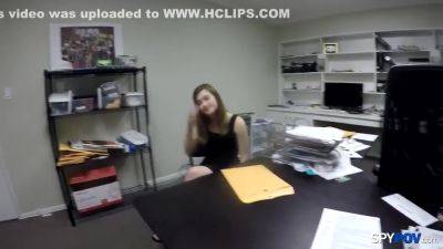 Skinny Young Whore Dont Want To Lose Her Job In Office - Alaina Dawson - hclips.com