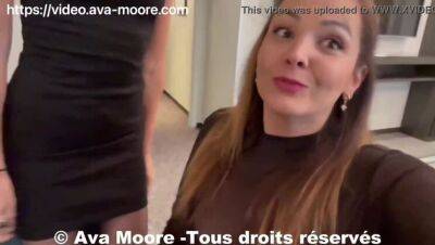 Ava Moore - Young French girls fuck at the hotel with strangers from Tinder with Laure Raccuzo - porntry.com - France