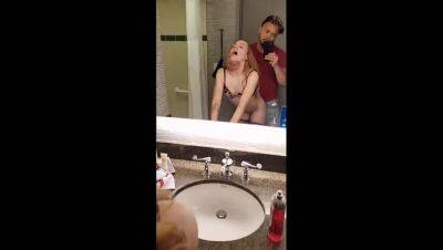 Fucking Tiny Petite Young College Freshman I met at College Town Club in Hotel Bathroom - porntry.com