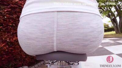 Young Japanese Babe Get Her Pussy Filmed In Upskirt While Riding A Bike Bunc 007] With Mayumi Yamanaka - voyeurhit.com - Japan