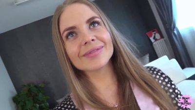 Alessandra Jane, the stunning Russian virgin, gets brutally fucked and facialized in POV - sexu.com - Russia
