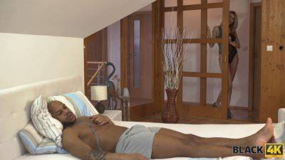 Karina Grand cheats on her husband with a young ebony babe in a SPA hotel - sexu.com - Czech Republic