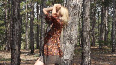 Get Naked In The Woods With Hot Young Blonde Sallustia! - upornia.com - Russia