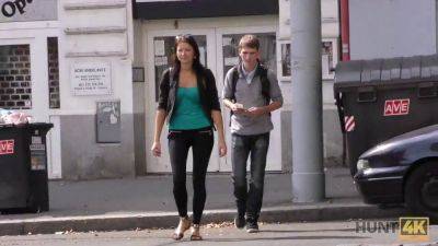 Young Czech couple goes wild for cash & gets a hot POV fuck - sexu.com - Czech Republic