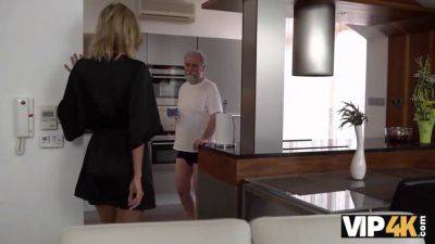 Hot young and old get hot and heavy in a steamy morning after scene - sexu.com - Czech Republic