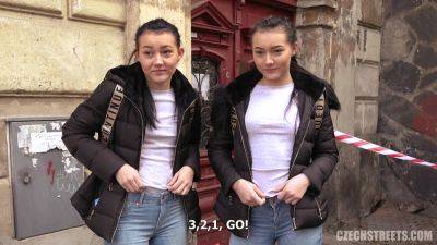 Czech Streets – Naive Sexy Young Twins - txxx.com - Czech Republic